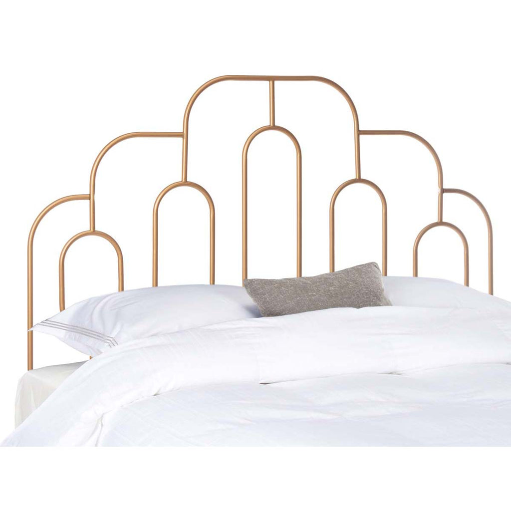 Safavieh Paloma Metal Retro Headboard - Gold