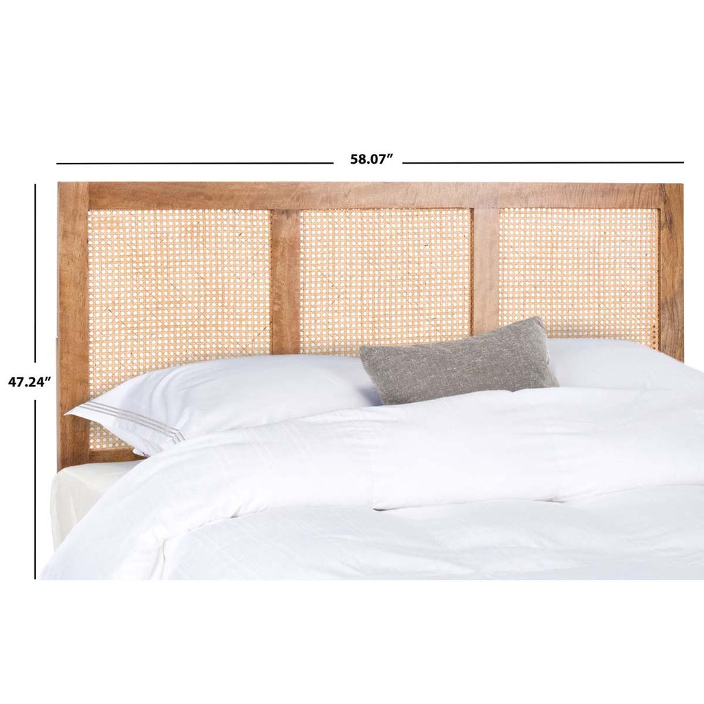 Safavieh Vienna Cane Headboard - Natural