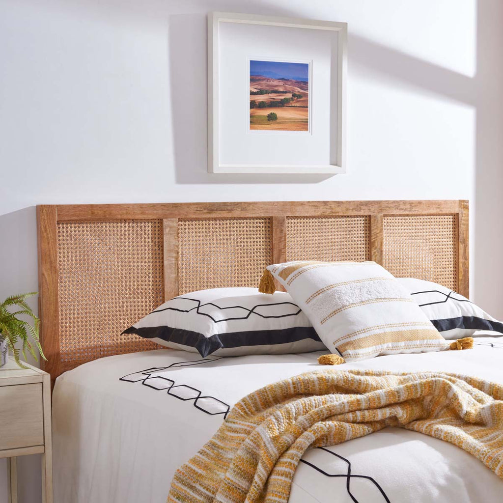 Safavieh Vienna Cane Headboard - Natural