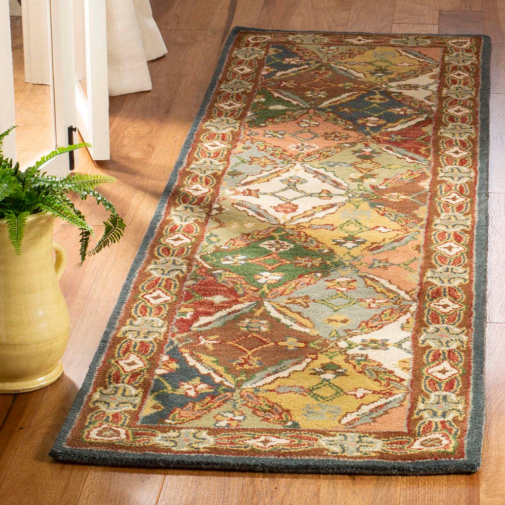 Safavieh Heritage Rug Collection HG316B - Green / Red