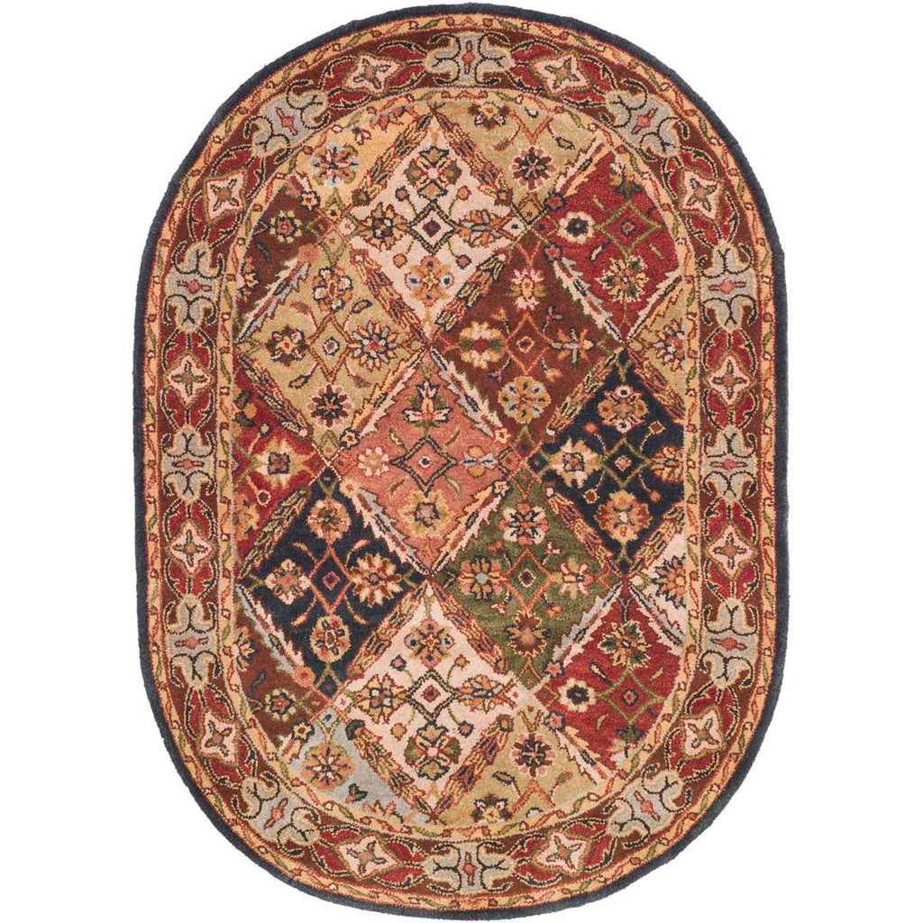 Safavieh Heritage Rug Collection HG316B - Green / Red