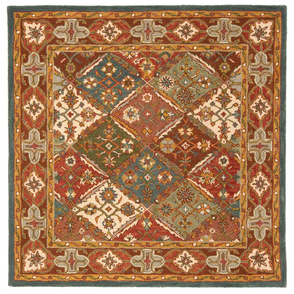 Safavieh Heritage Rug Collection HG316B - Green / Red