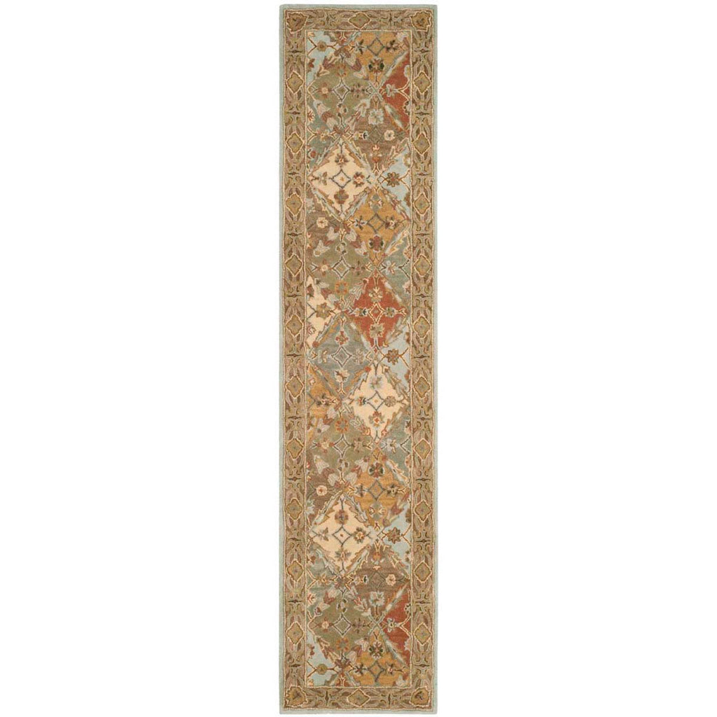 Safavieh Heritage Rug Collection HG316C - Light Blue / Light Brown