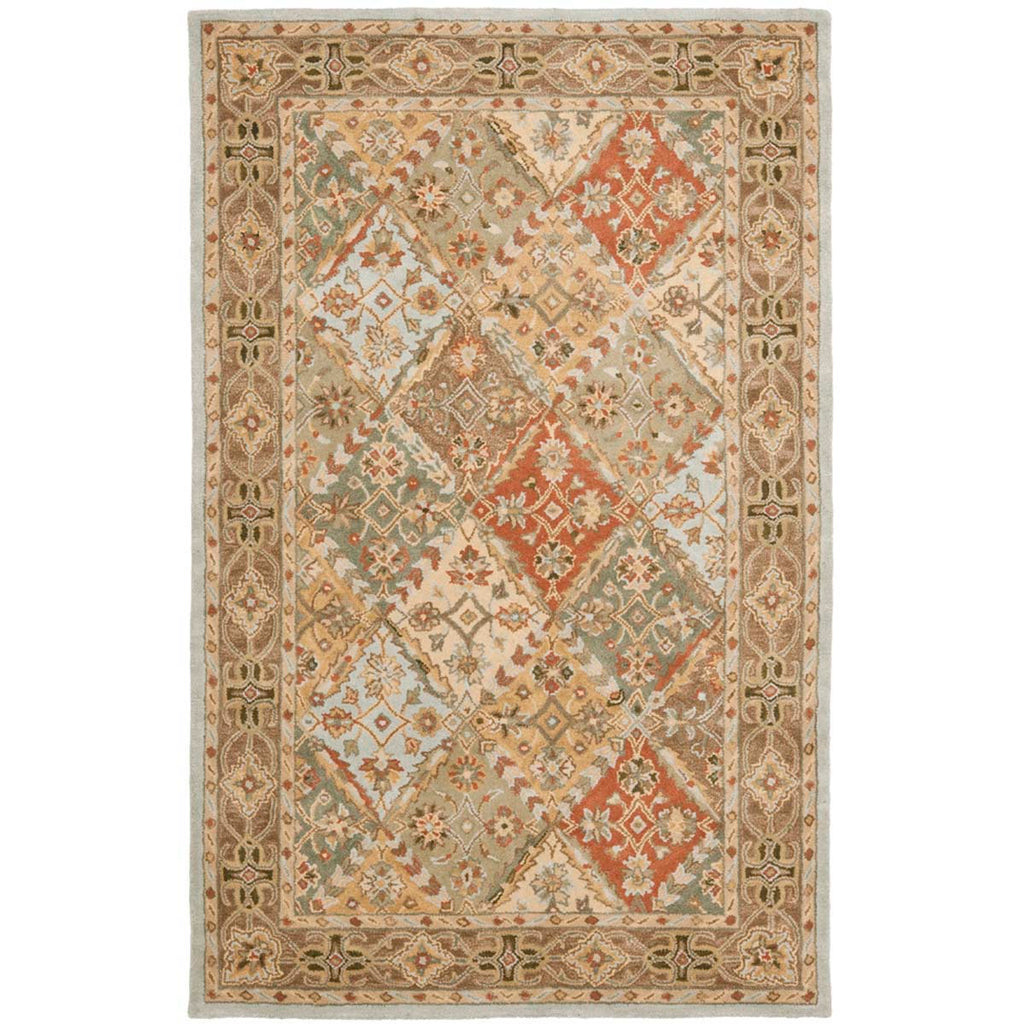 Safavieh Heritage Rug Collection HG316C - Light Blue / Light Brown