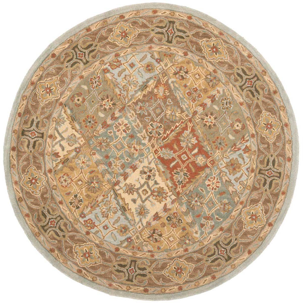 Safavieh Heritage Rug Collection HG316C - Light Blue / Light Brown