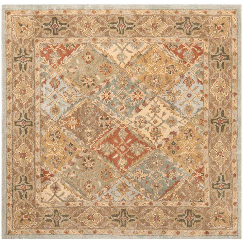 Safavieh Heritage Rug Collection HG316C - Light Blue / Light Brown