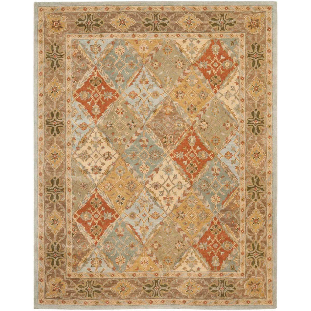 Safavieh Heritage Rug Collection HG316C - Light Blue / Light Brown