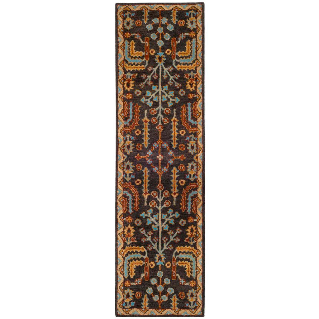 Safavieh Heritage Rug Collection HG409A- Charcoal / Multi