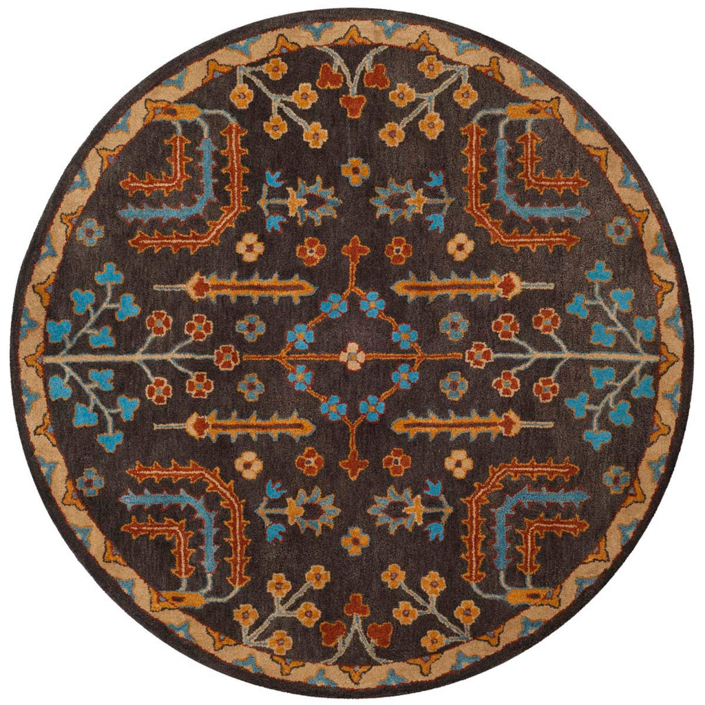 Safavieh Heritage Rug Collection HG409A- Charcoal / Multi