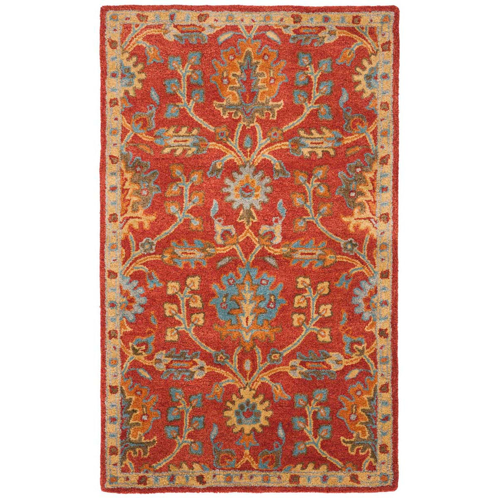 Safavieh Heritage Rug Collection HG417Q - Red / Multi