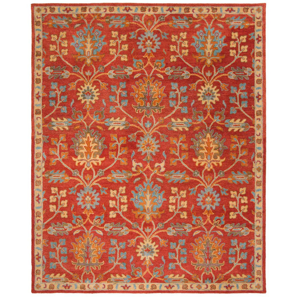 Safavieh Heritage Rug Collection HG417Q - Red / Multi