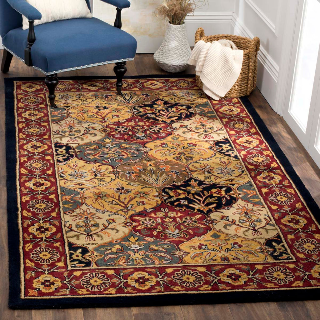 Safavieh Heritage Rug Collection HG510A - Multi / Navy