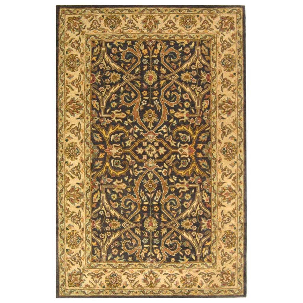 Safavieh Heritage Rug Collection HG644A - Charcoal / Beige