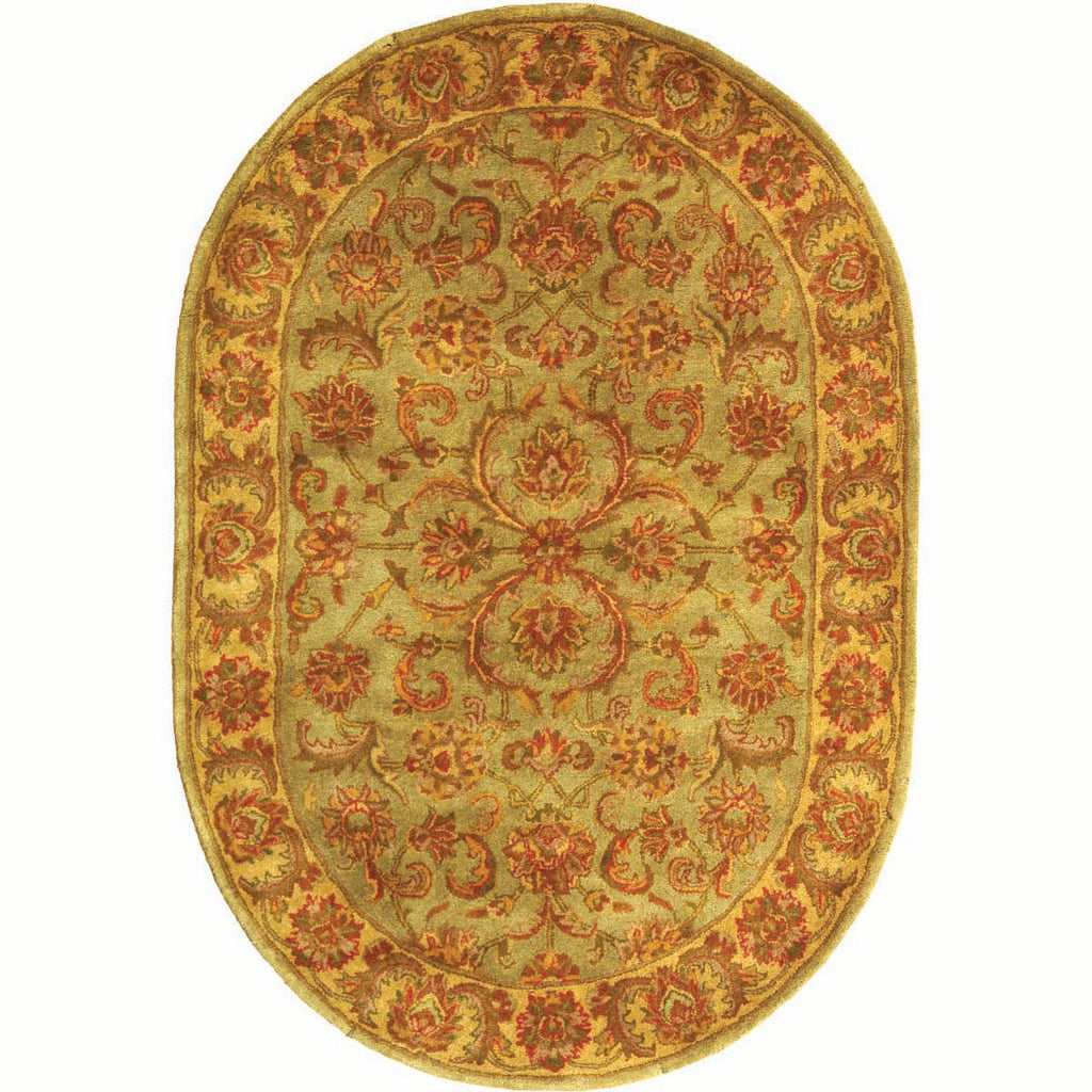 Safavieh Heritage Rug Collection HG811A - Green / Gold