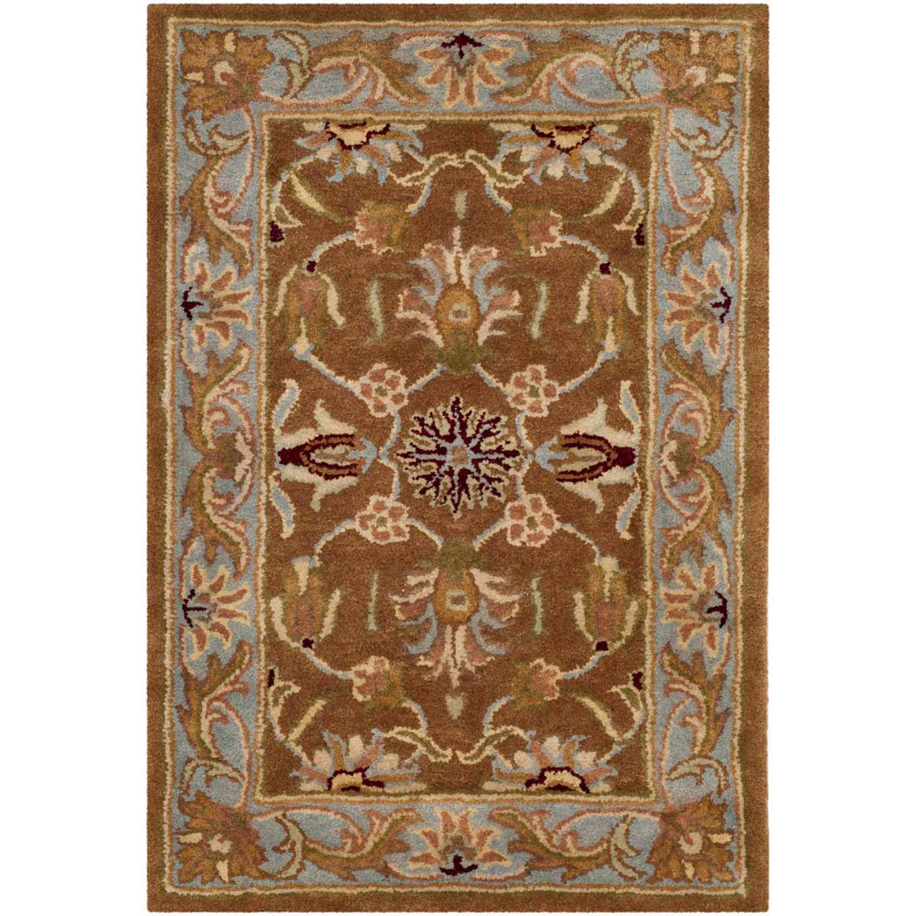 Safavieh Heritage Rug Collection HG812A - Brown / Blue