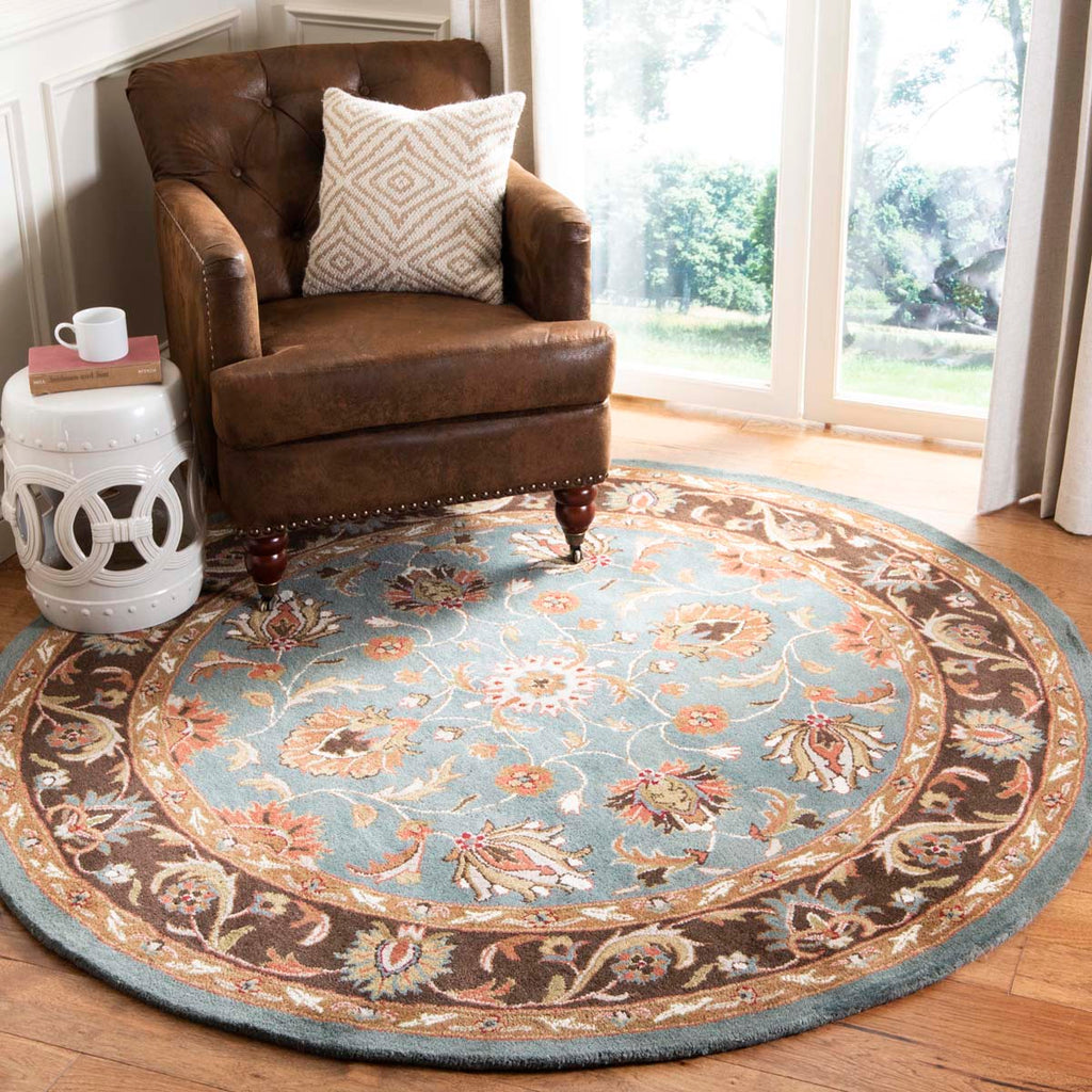 Safavieh Heritage Rug Collection HG812B - Blue / Brown