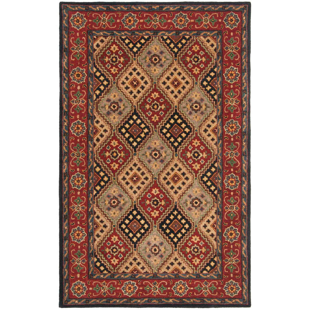 Safavieh Heritage Rug Collection HG927Q - Red / Beige