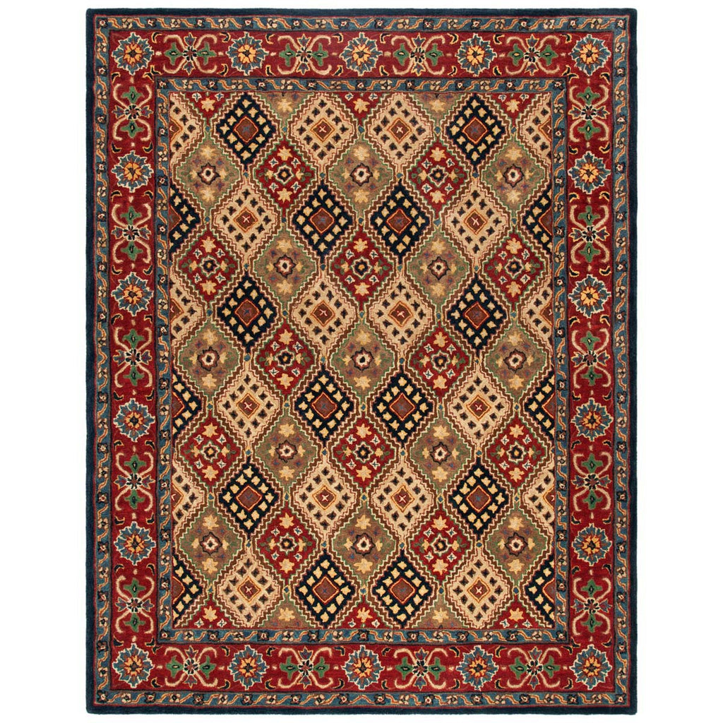 Safavieh Heritage Rug Collection HG927Q - Red / Beige