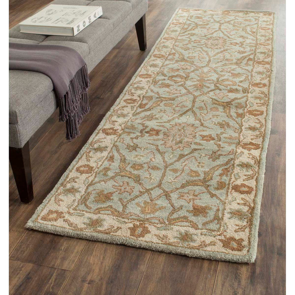 Safavieh Heritage Rug Collection HG937A - Light Blue / Ivory