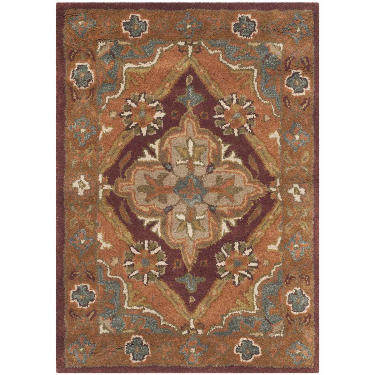 Safavieh Heritage Rug Collection HG948A - Rust