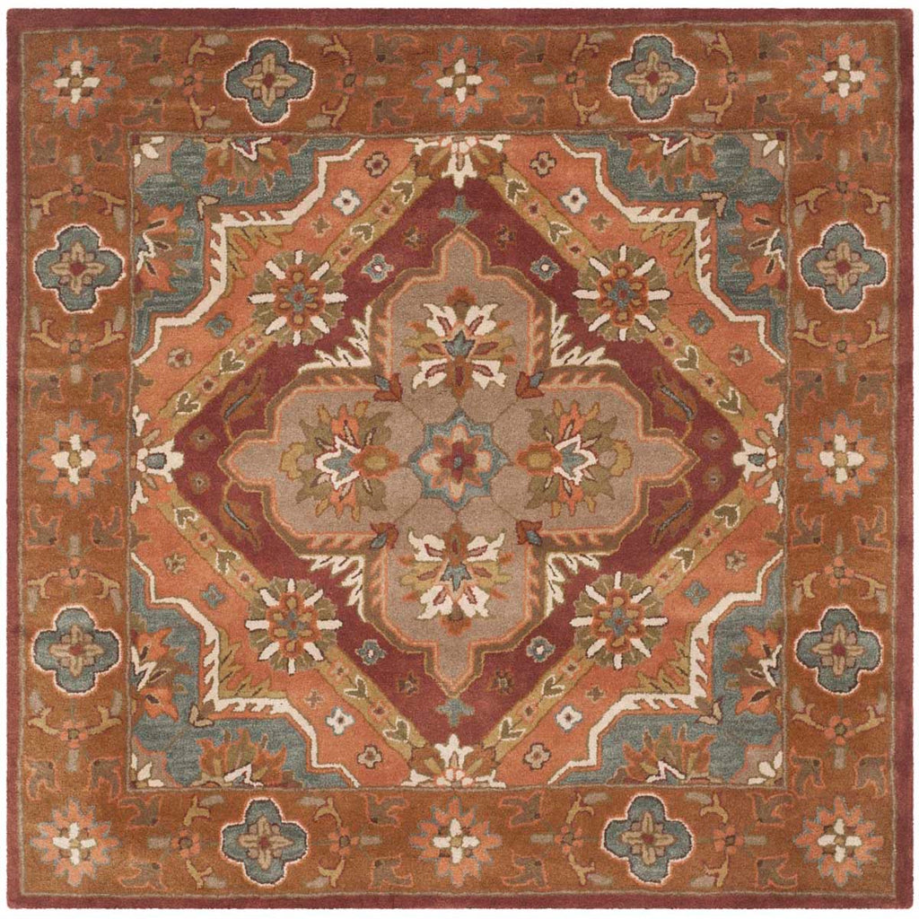 Safavieh Heritage Rug Collection HG948A - Rust