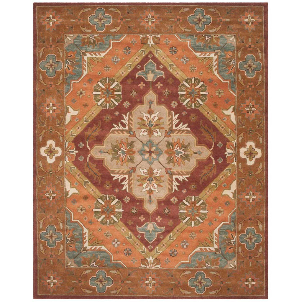 Safavieh Heritage Rug Collection HG948A - Rust