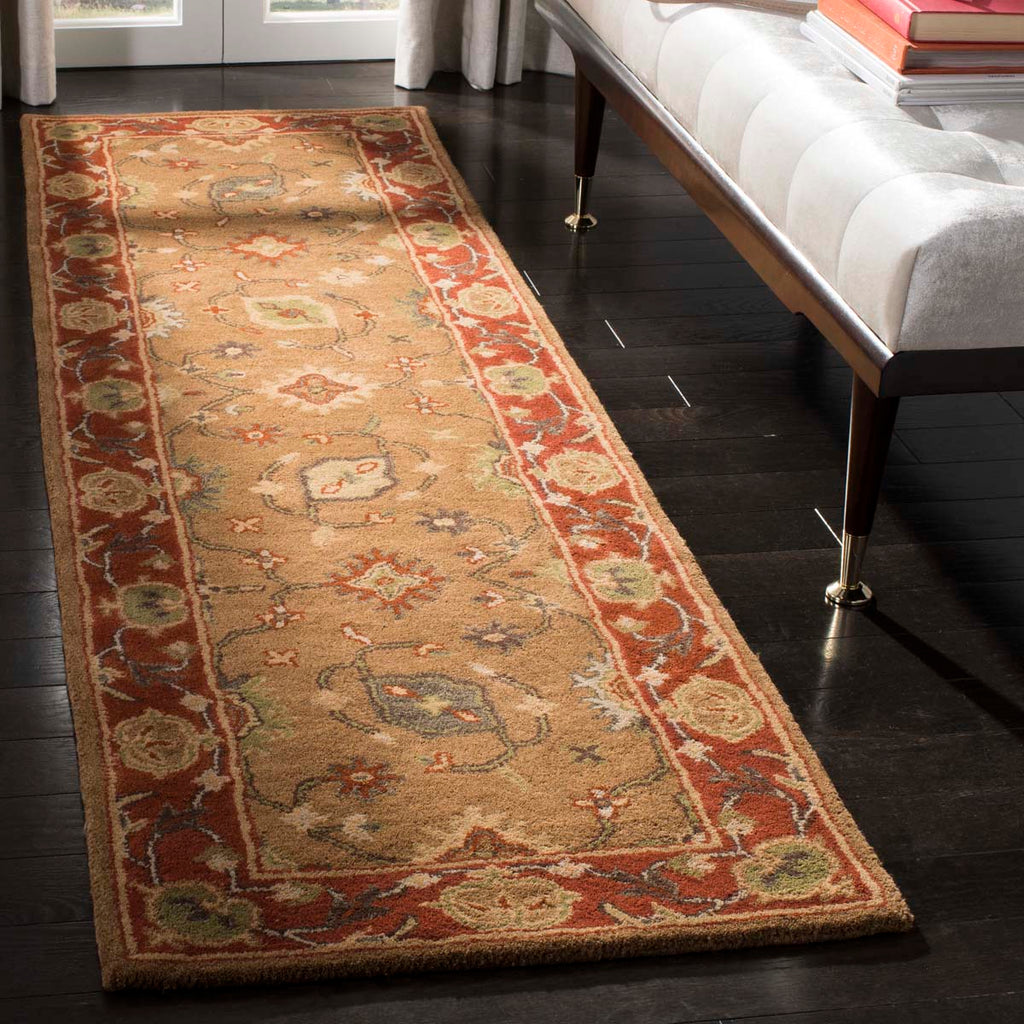 Safavieh Heritage Rug Collection HG952A - Moss / Rust