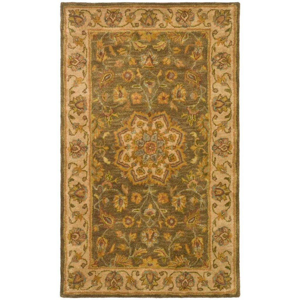 Safavieh Heritage Rug Collection HG954A - Green / Taupe