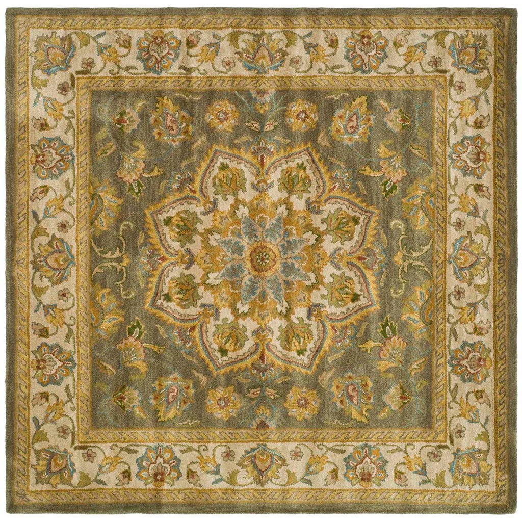 Safavieh Heritage Rug Collection HG954A - Green / Taupe