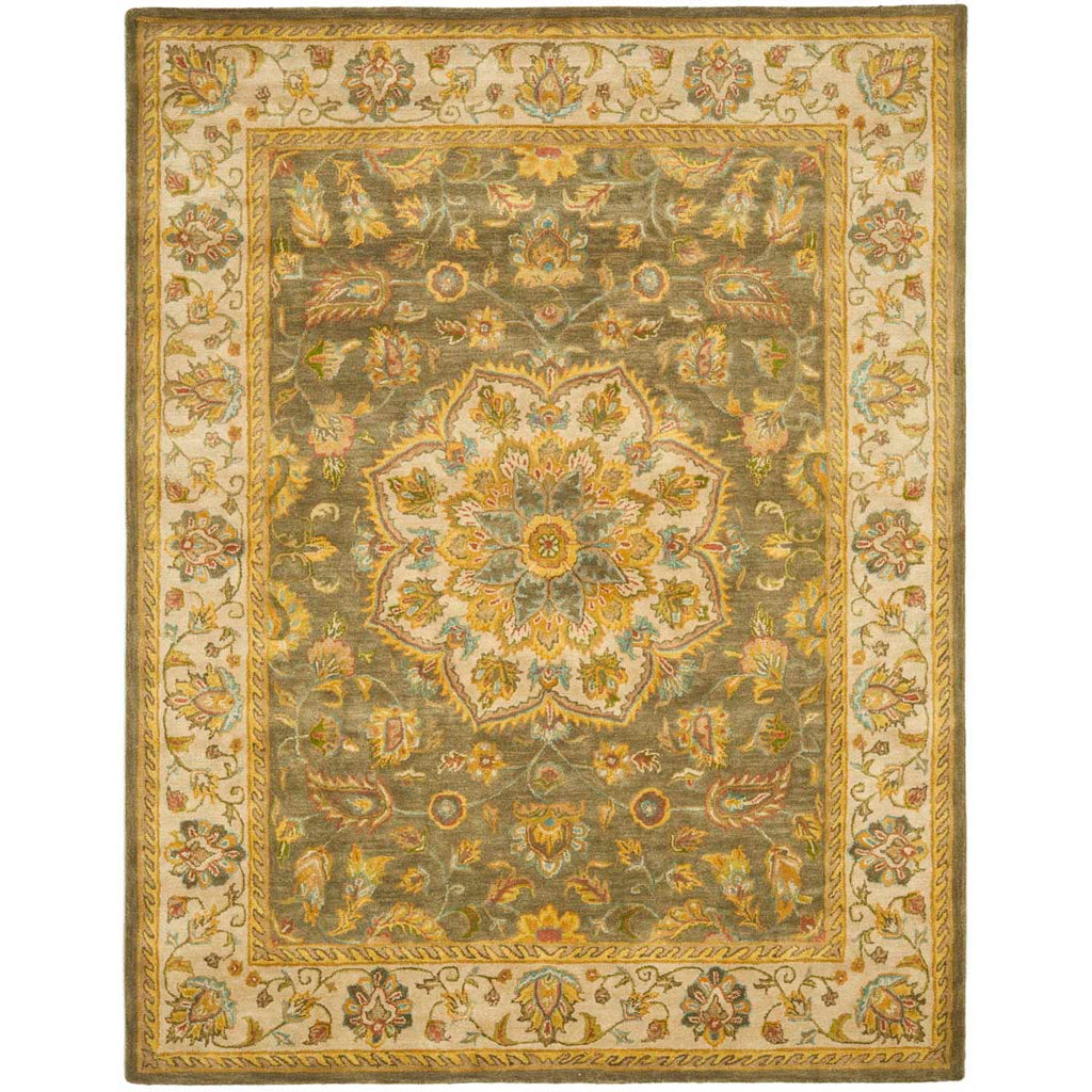 Safavieh Heritage Rug Collection HG954A - Green / Taupe