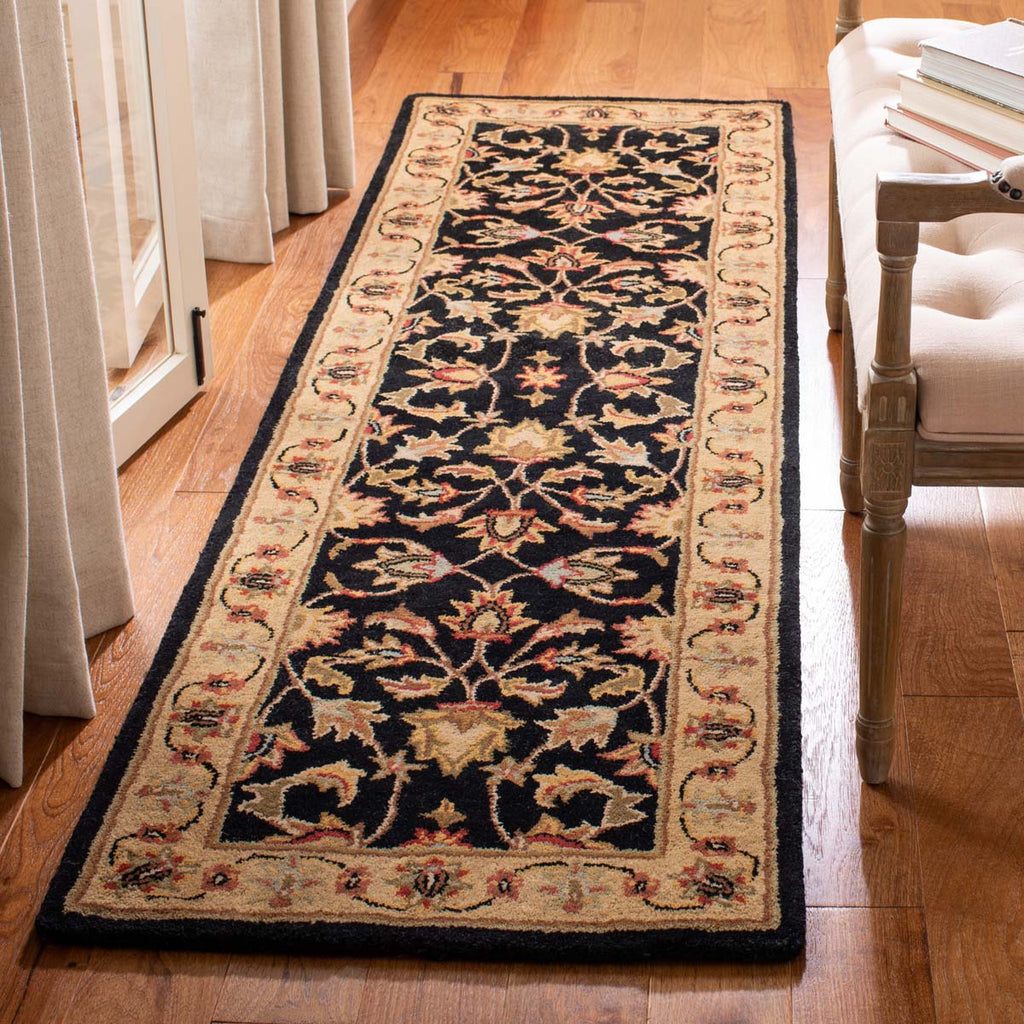 Safavieh Heritage Rug Collection HG957A - Black / Beige