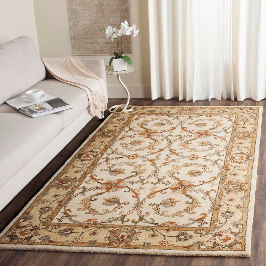 Safavieh Heritage Rug Collection HG967A - Beige / Gold