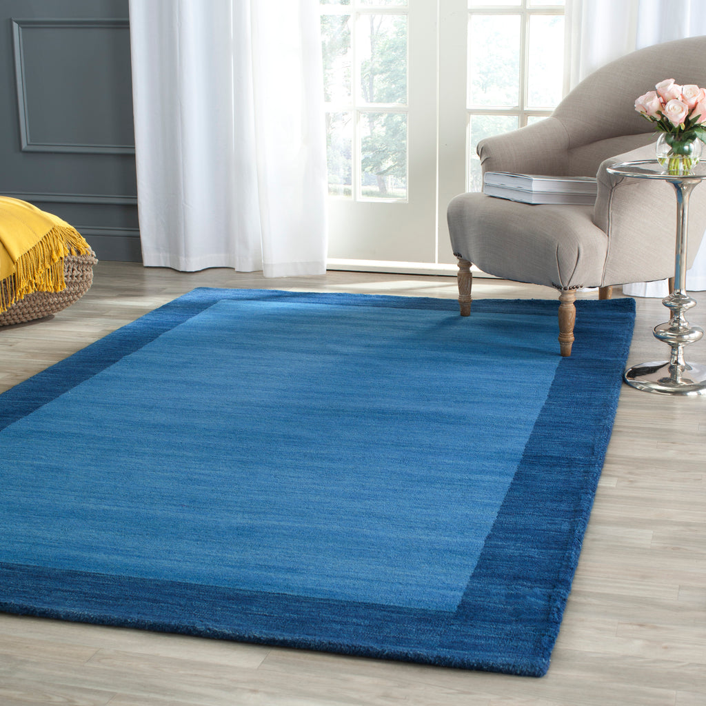 Safavieh Himalaya Rug Collection HIM580A - Light Blue / Dark Blue