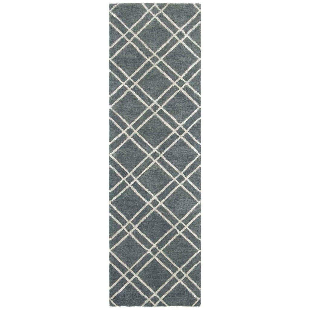 Safavieh Himalaya Rug Collection HIM901F - Dark Grey / Ivory