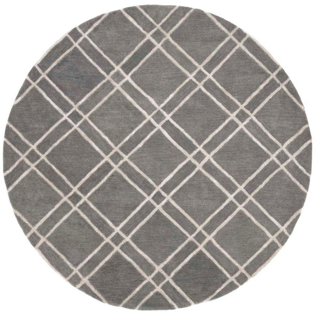 Safavieh Himalaya Rug Collection HIM901F - Dark Grey / Ivory