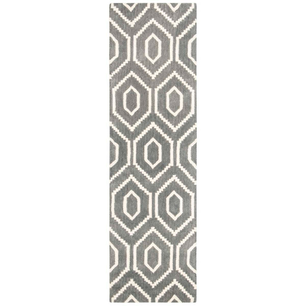 Safavieh Himalaya Rug Collection HIM902F - Dark Grey / Ivory