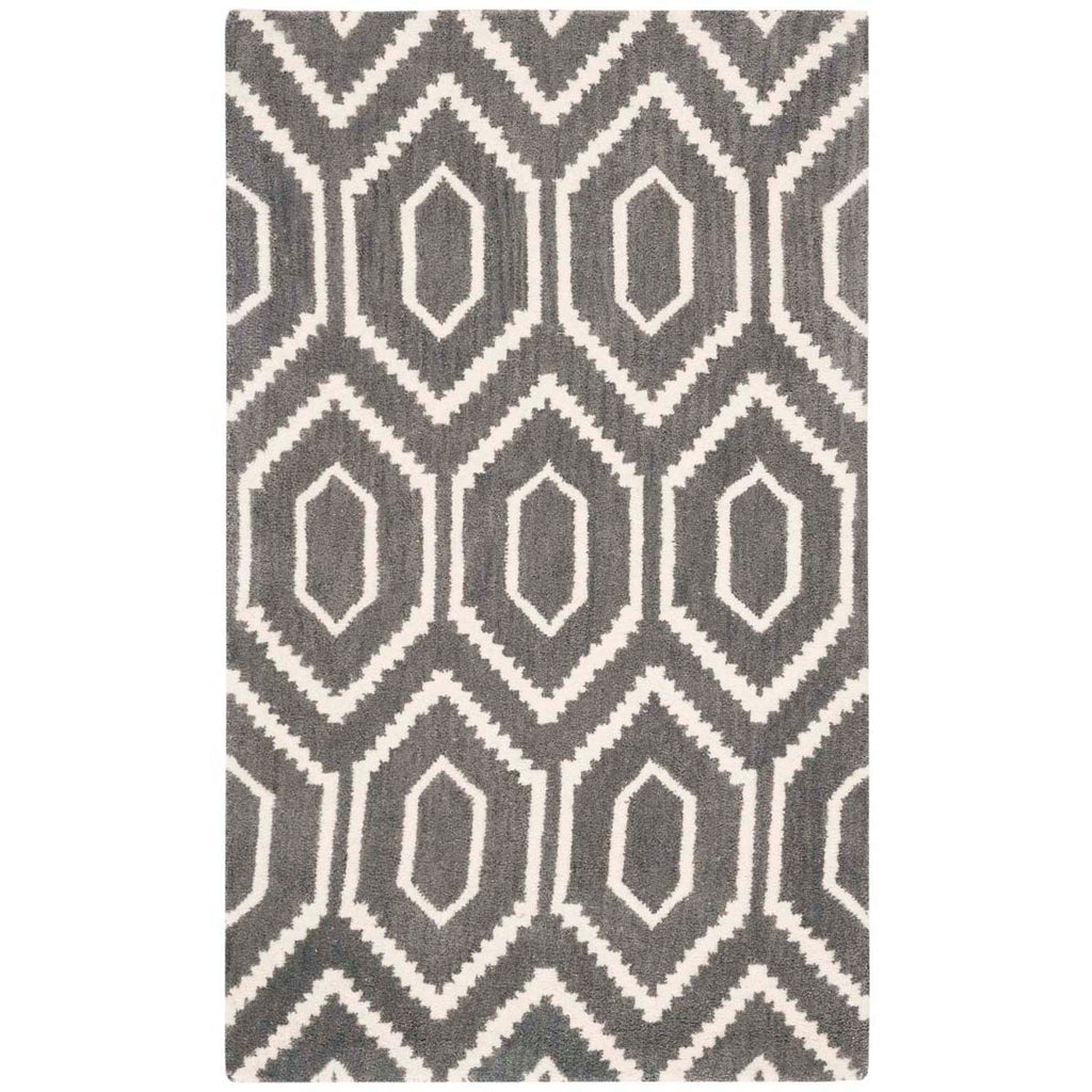 Safavieh Himalaya Rug Collection HIM902F - Dark Grey / Ivory