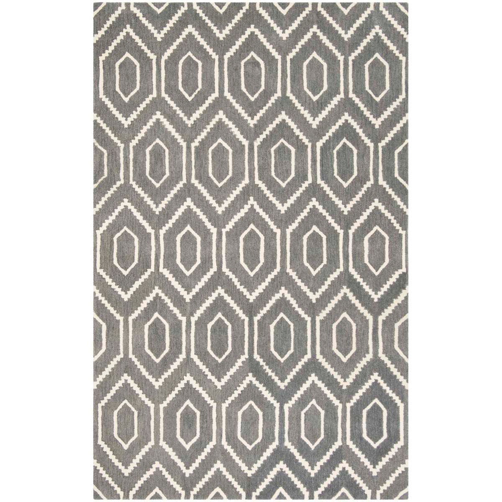 Safavieh Himalaya Rug Collection HIM902F - Dark Grey / Ivory