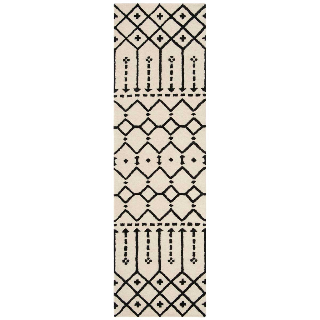 Safavieh Himalaya Rug Collection HIM903A - Ivory / Black