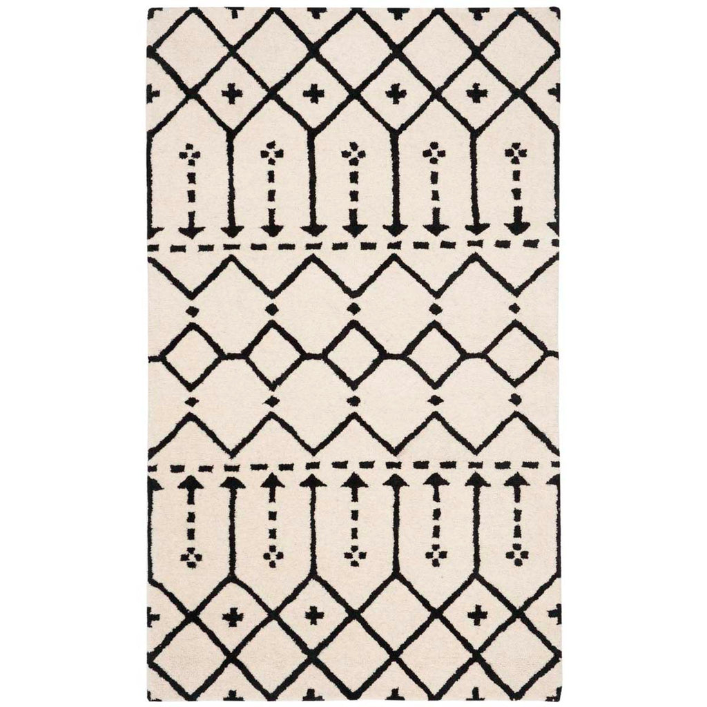 Safavieh Himalaya Rug Collection HIM903A - Ivory / Black