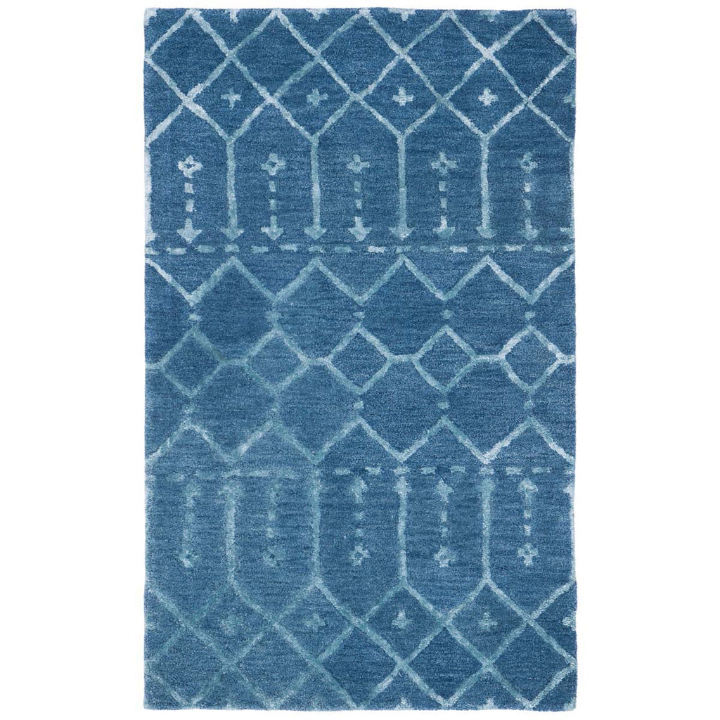 Safavieh Himalaya Rug Collection HIM903N - Navy / Silver