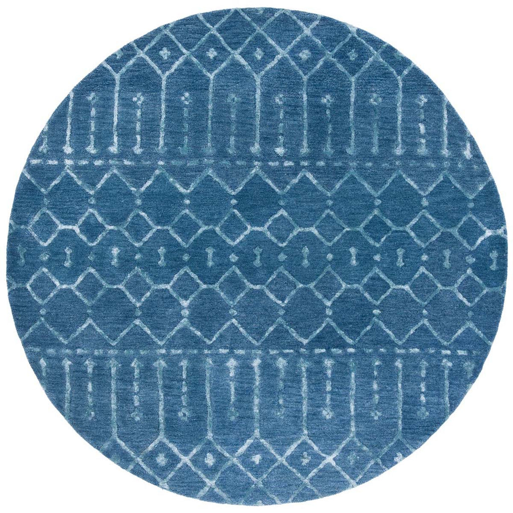 Safavieh Himalaya Rug Collection HIM903N - Navy / Silver