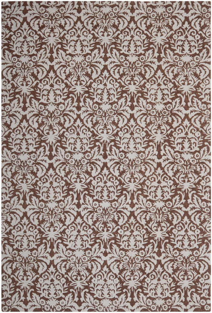 Elegant Area Rug, HK368B, 120 X 180 cm in Brown / Grey