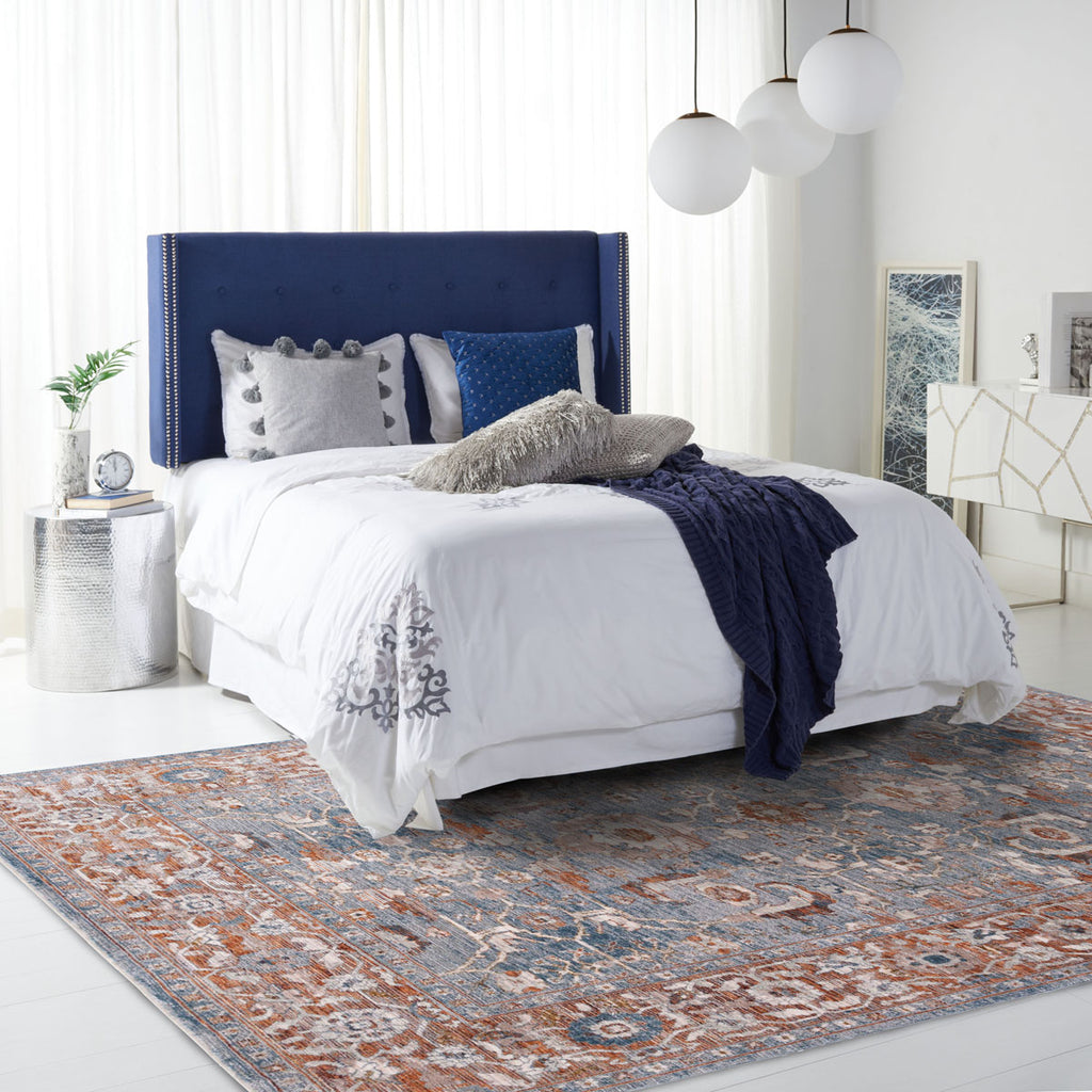 Safavieh Heirloom Collection, HRL720F - Grey / Blue Rust