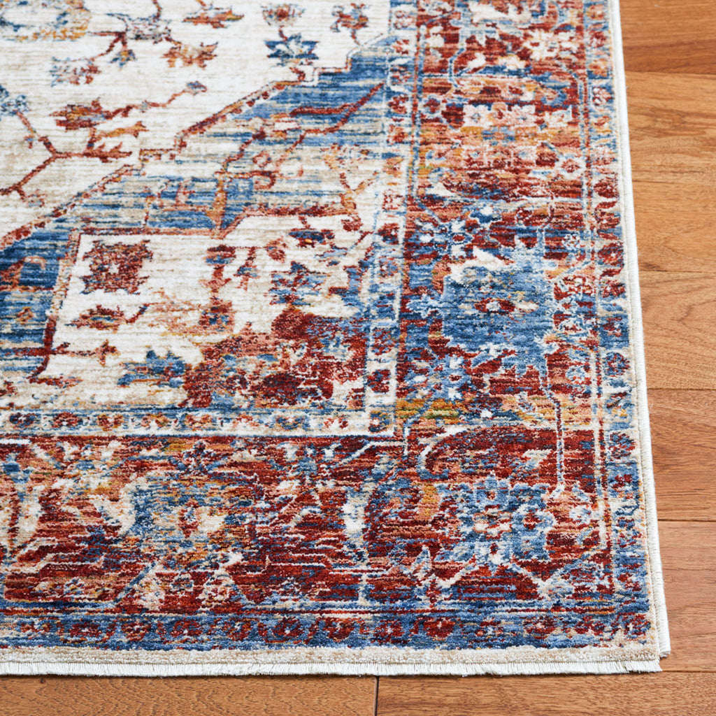 Safavieh Heirloom Collection, HRL796A - Ivory / Blue Rust