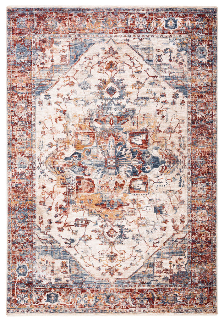 Safavieh Heirloom Collection, HRL796A - Ivory / Blue Rust