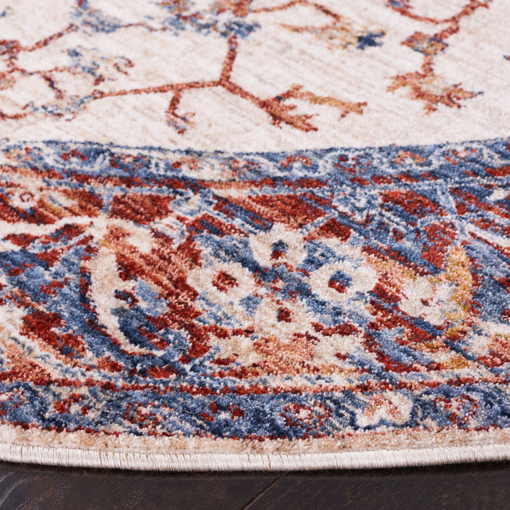 Safavieh Heirloom Collection, HRL796A - Ivory / Blue Rust