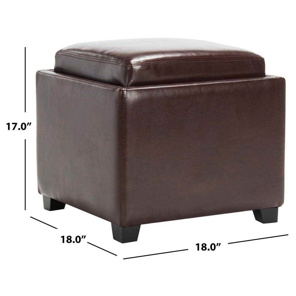 Safavieh Bobbi Tray Storage Ottoman - Cordavan