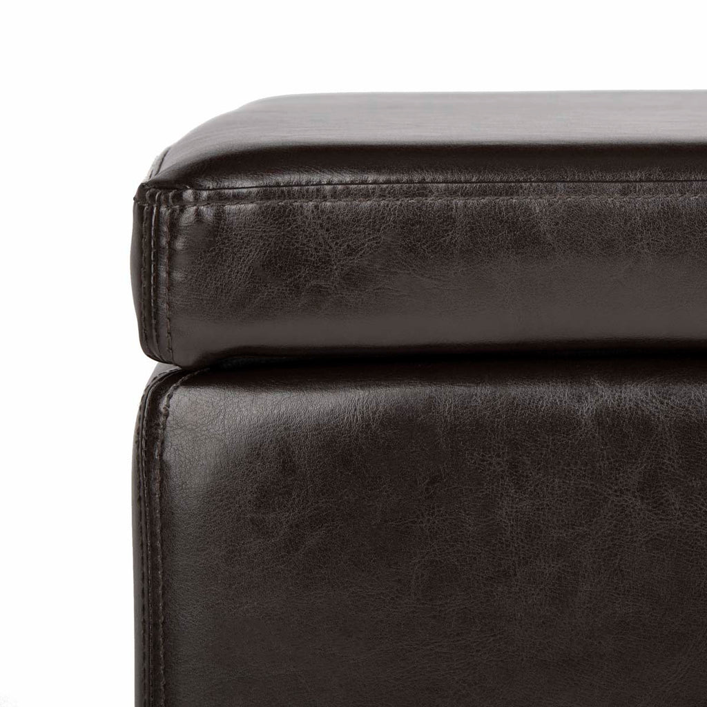 Safavieh Jonathan Flip Top Ottoman - Brown