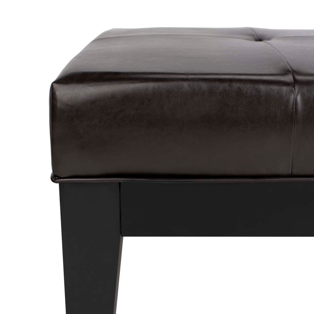 Safavieh Jordan Cocktail Ottoman - Brown